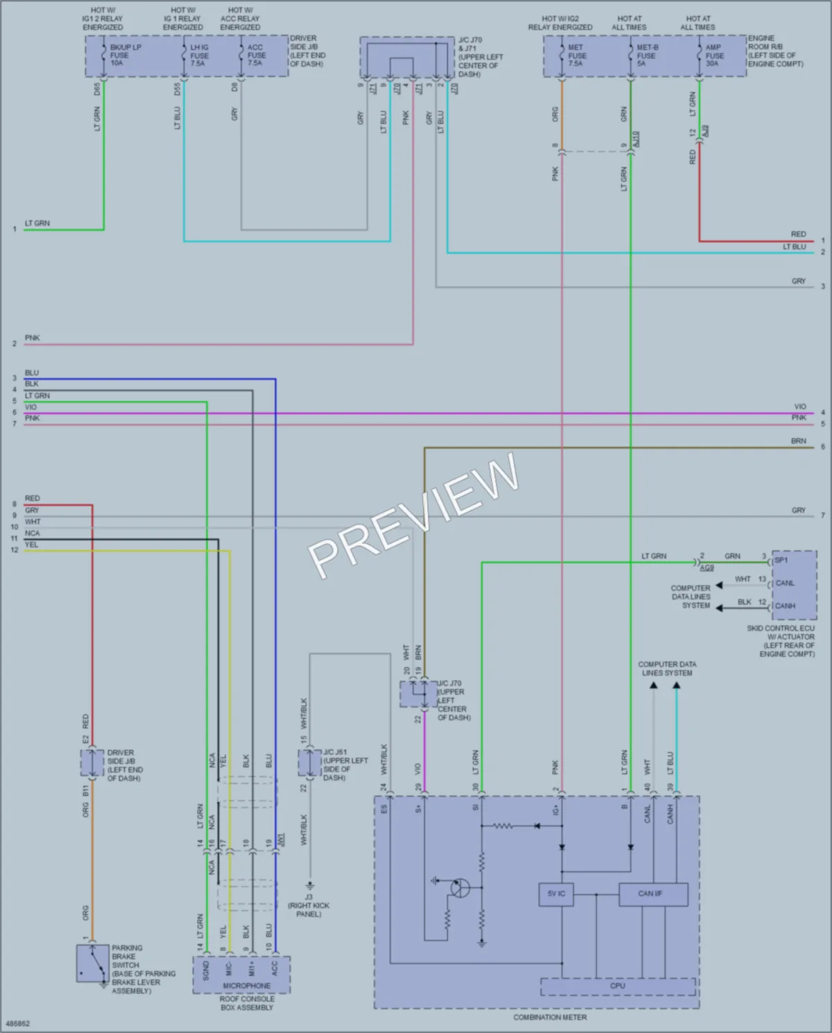 2016 Toyota Tundra Radio wiring diagram preview