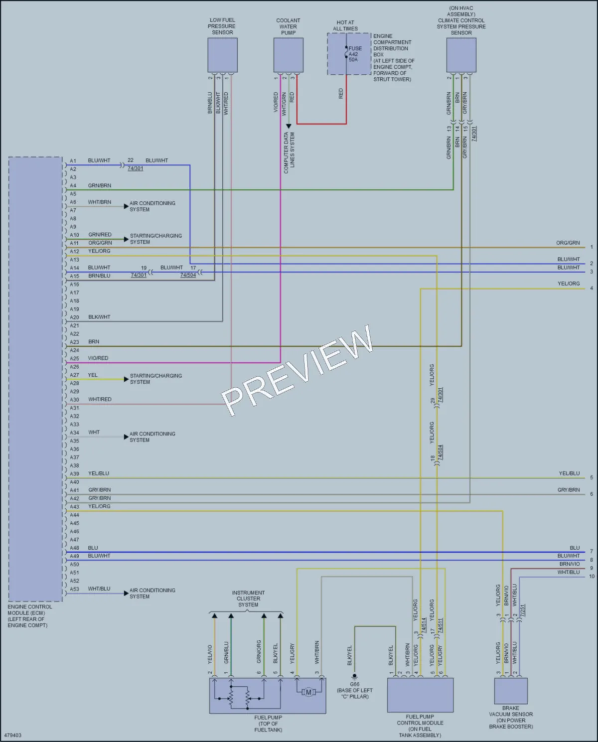 2016 Volvo S80 Engine Performance wiring diagram preview