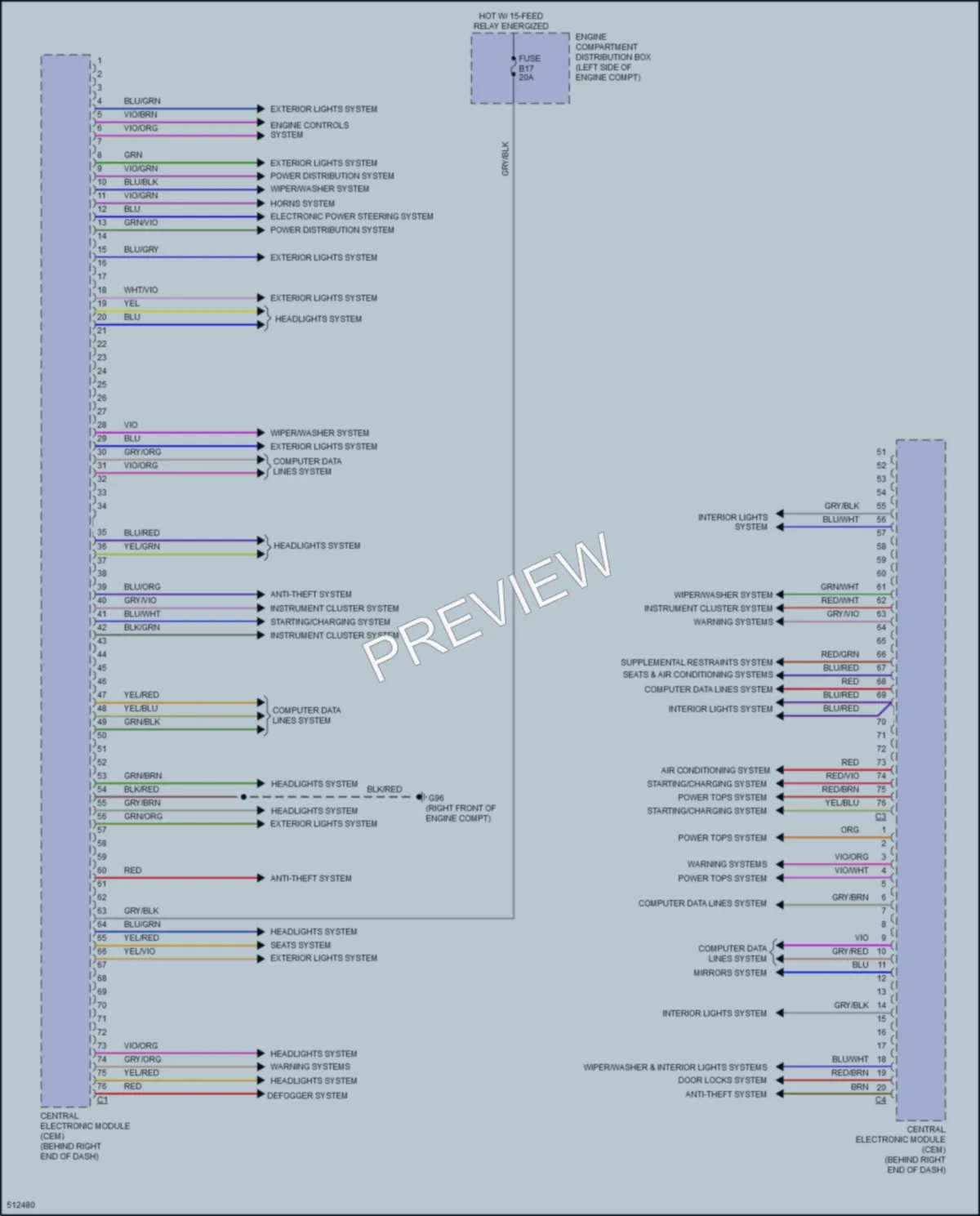 2016 Volvo XC60 Body Control Modules wiring diagram preview