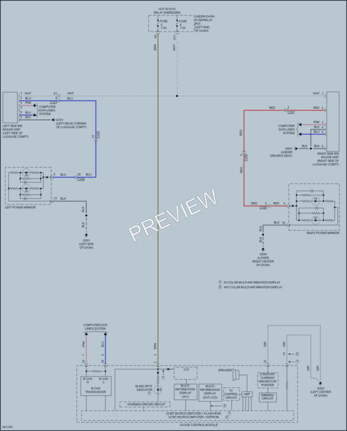 2017 Acura ILX Navigation wiring diagram preview
