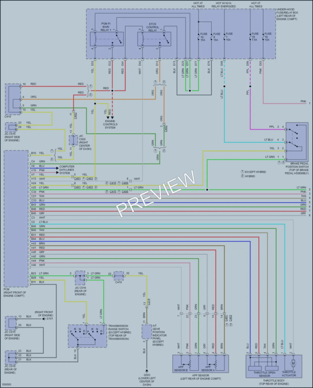 2017 Acura RLX Cruise Control wiring diagram preview