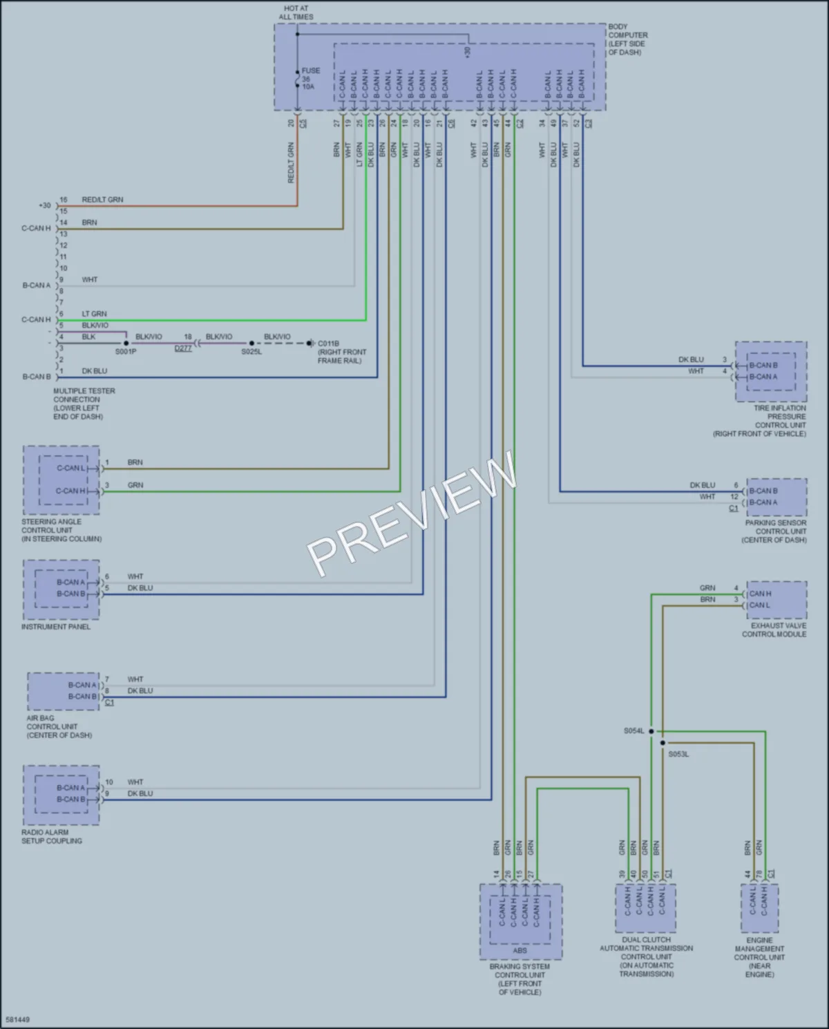 2017 AlfaRomeo 4C Computer Data Lines wiring diagram preview