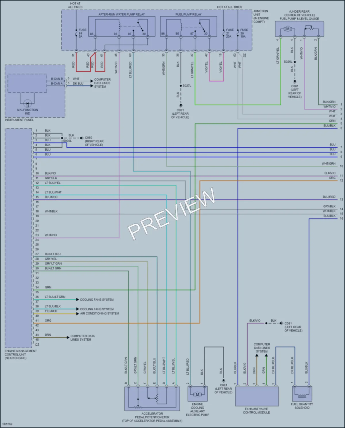 2017 AlfaRomeo 4C Engine Performance wiring diagram preview