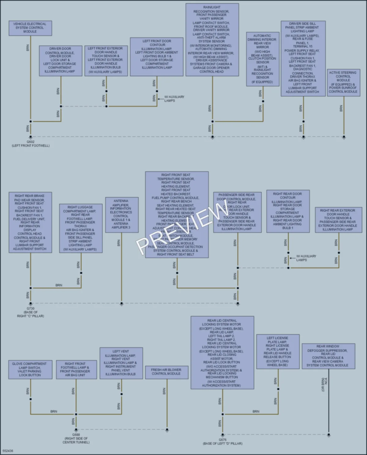 2017 Audi A4allroad Ground Distribution wiring diagram preview