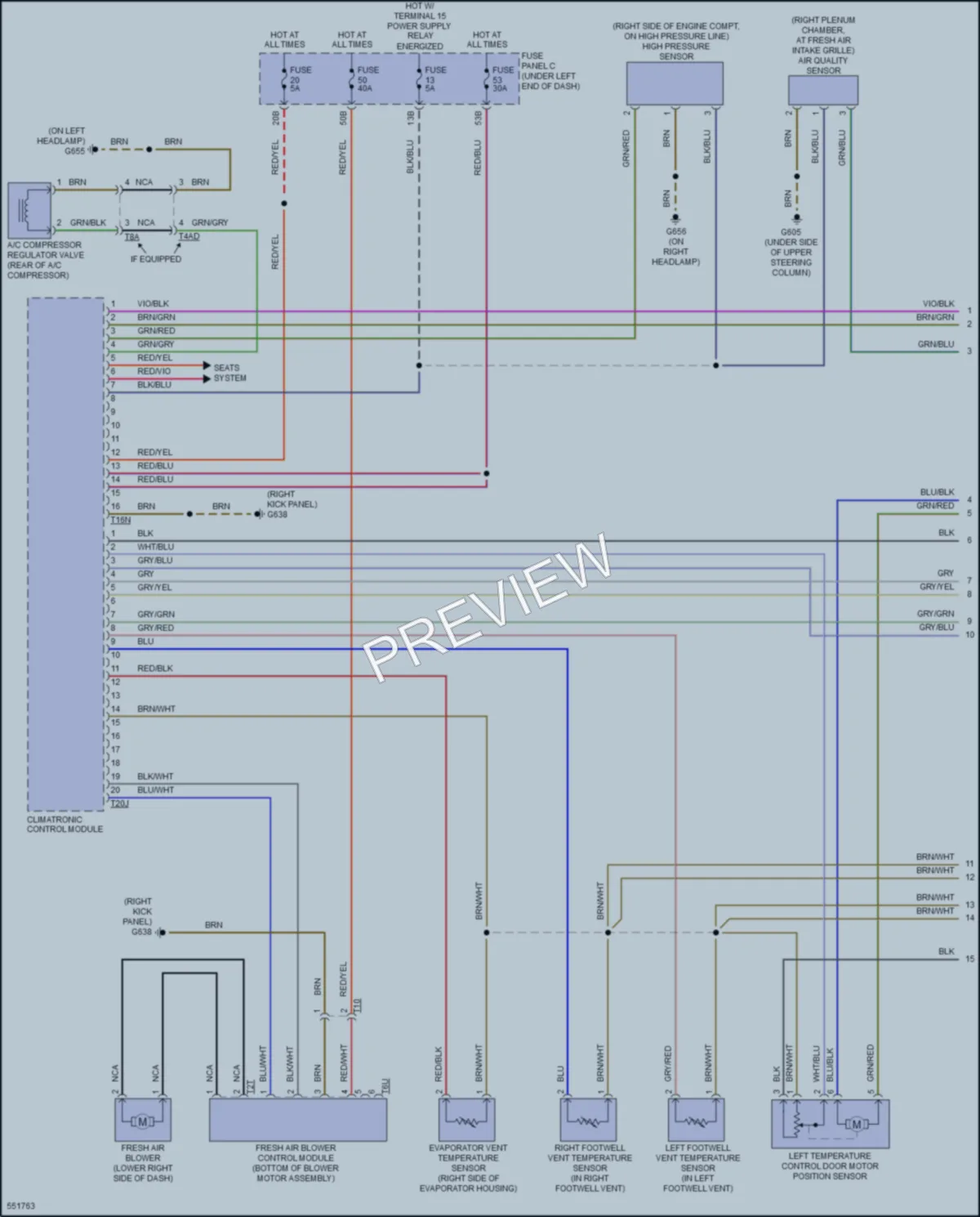 2017 Audi Q3 Air Conditioning wiring diagram preview