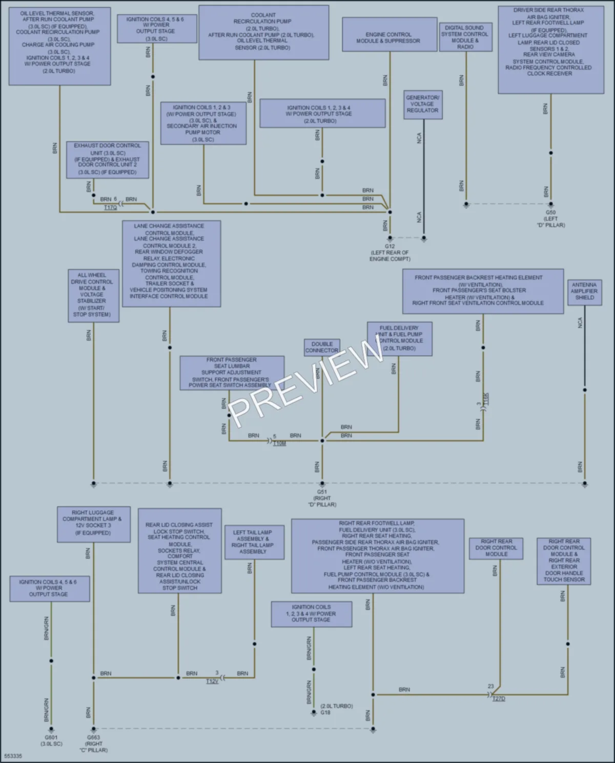 2017 Audi Q5 Ground Distribution wiring diagram preview