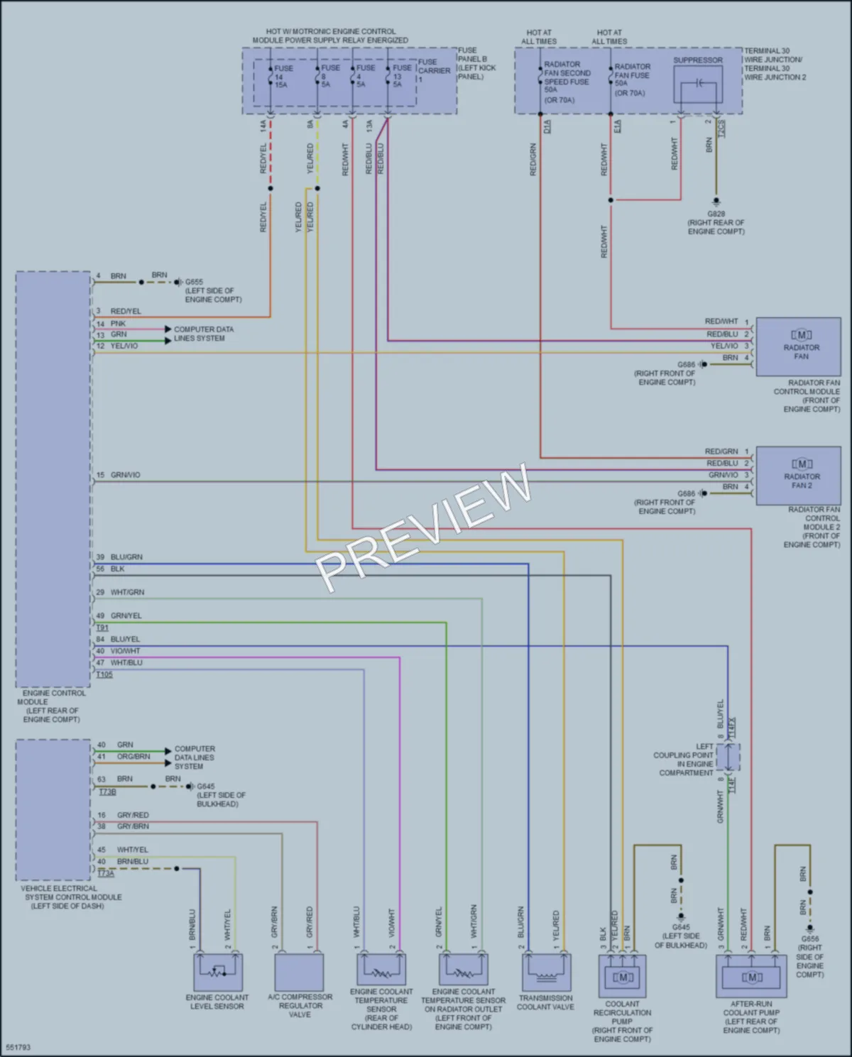 2017 Audi Q7 Cooling Fan wiring diagram preview