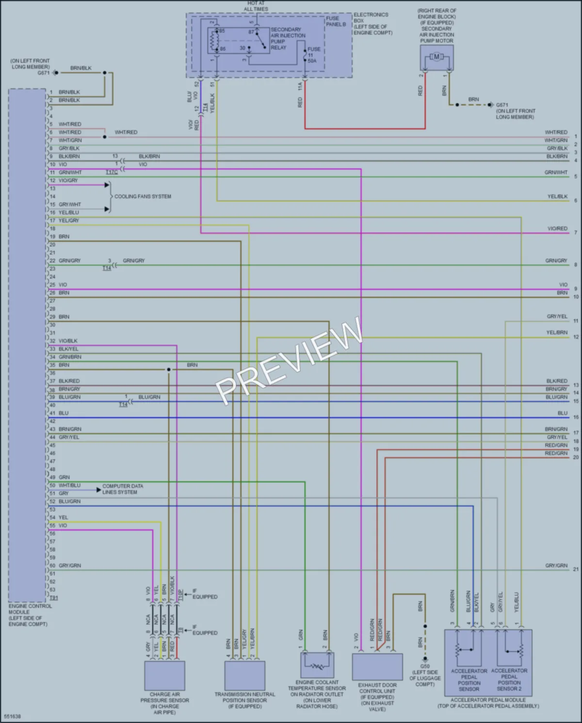 2017 Audi S3 Engine Performance wiring diagram preview