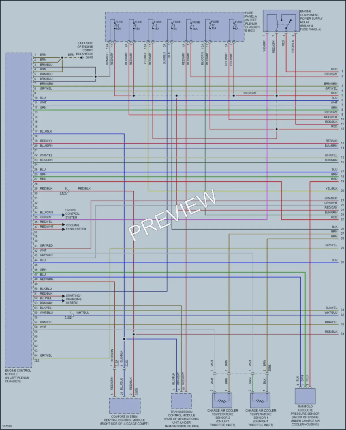 2017 Audi S6 Engine Performance wiring diagram preview