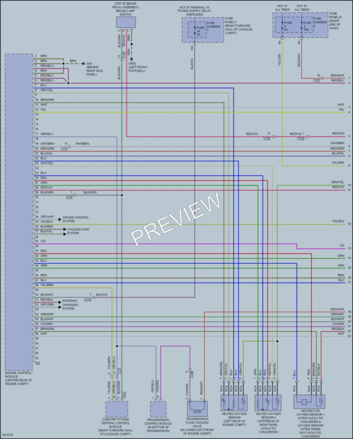 2017 Audi S8 Engine Performance wiring diagram preview