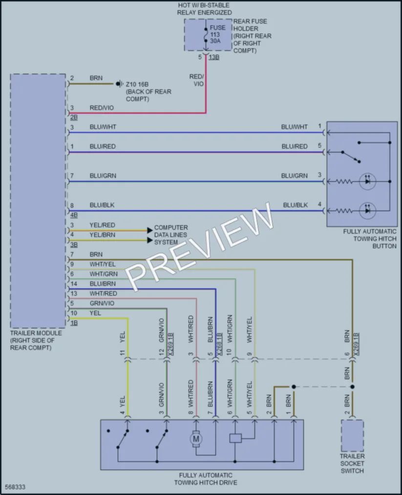 2017 BMW X5 Active Bodyworks wiring diagram preview