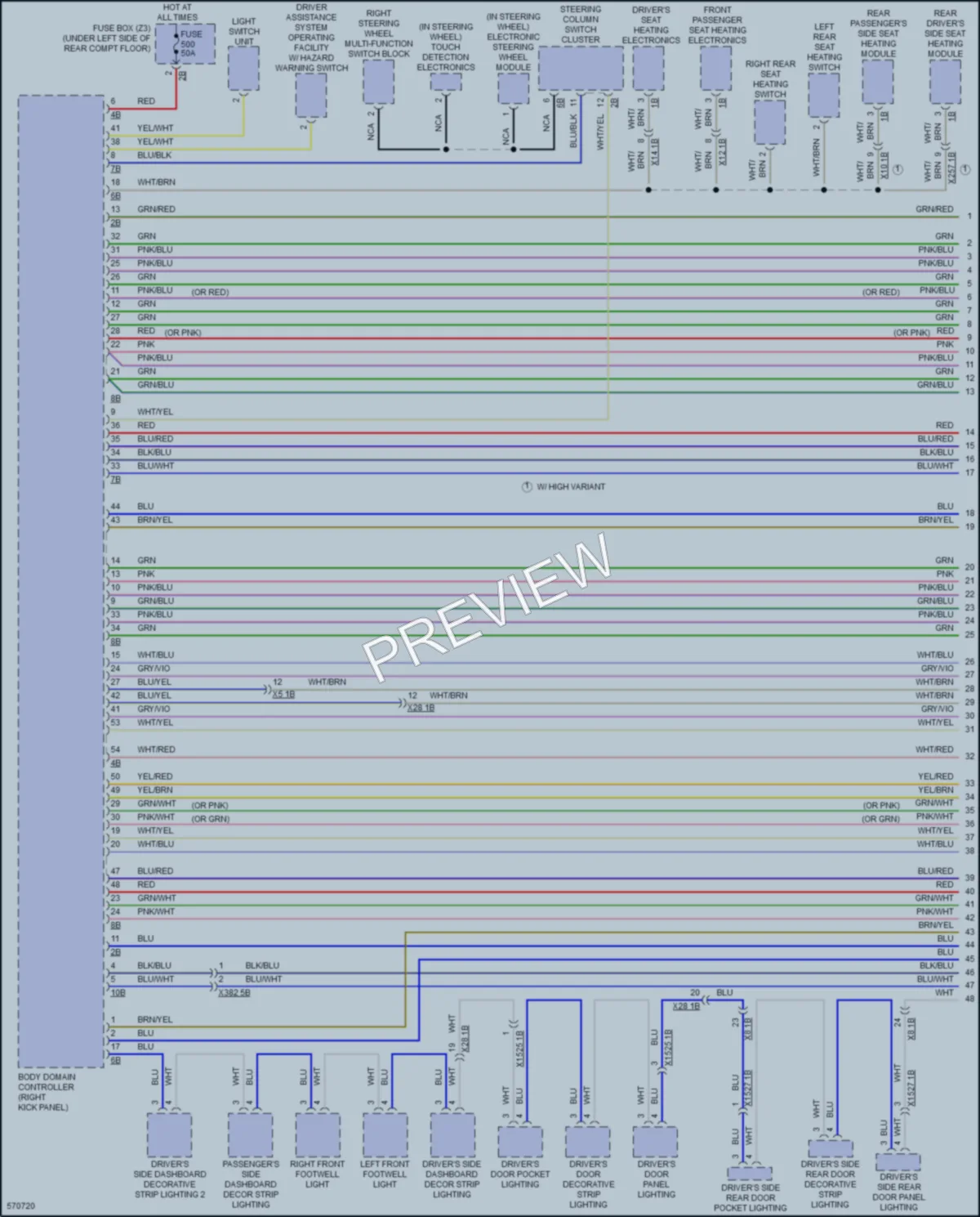 2017 BMW X5M Computer Data Lines wiring diagram preview