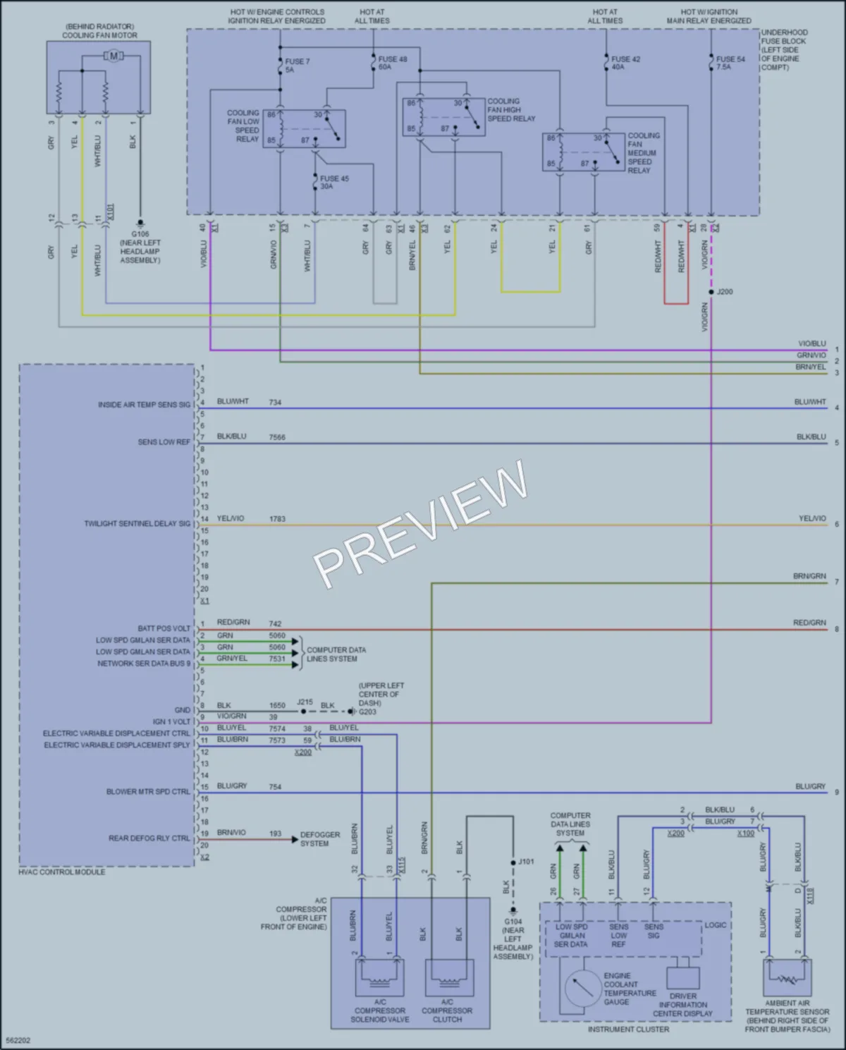 2017 Buick Cascada Air Conditioning wiring diagram preview