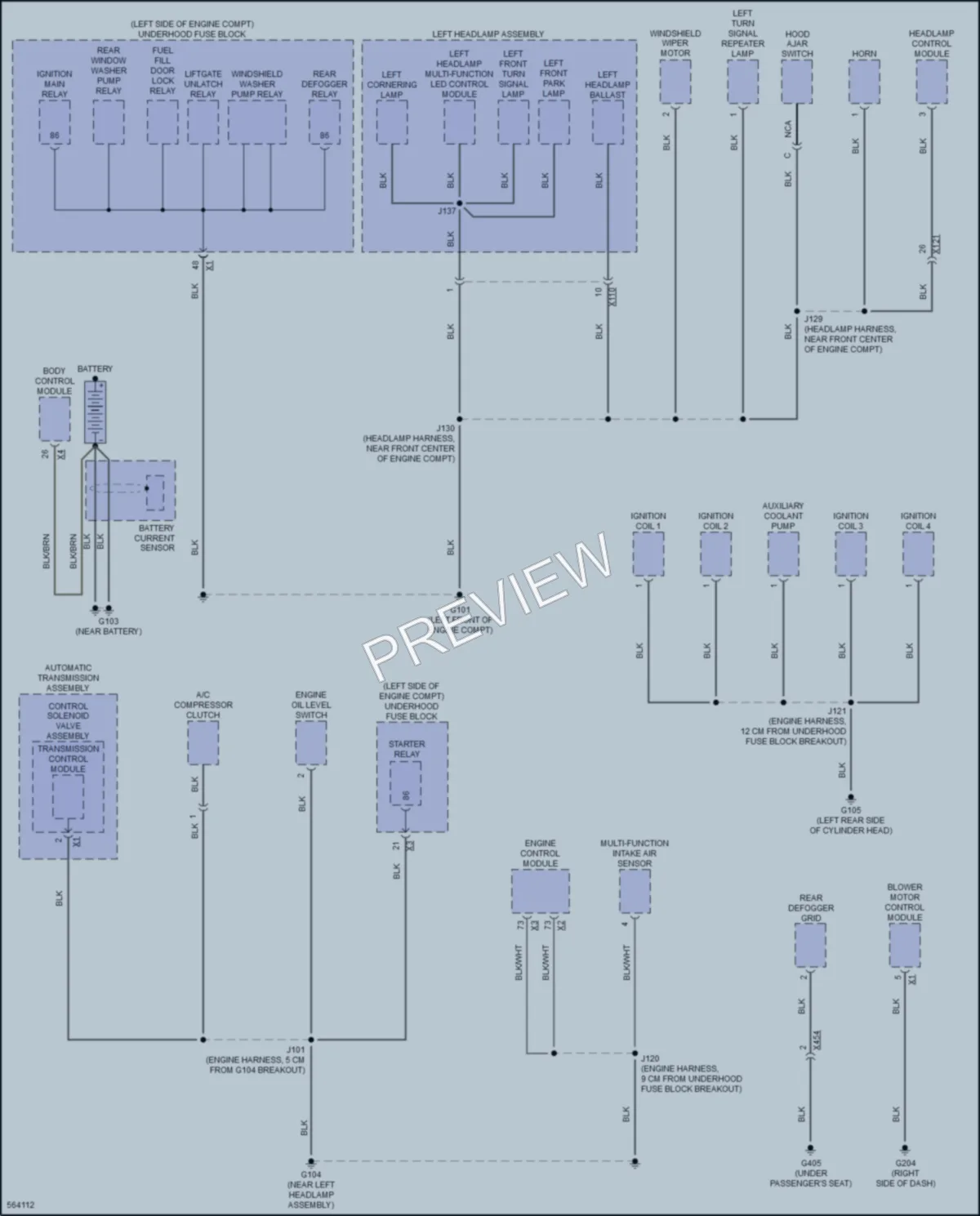 2017 Buick Cascada Ground Distribution wiring diagram preview