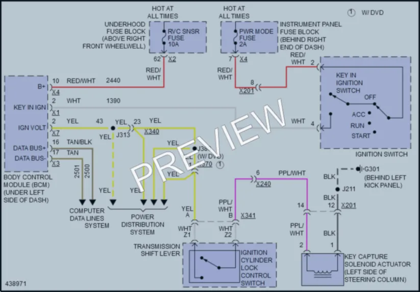 2017 Buick Enclave Shift Interlock wiring diagram preview