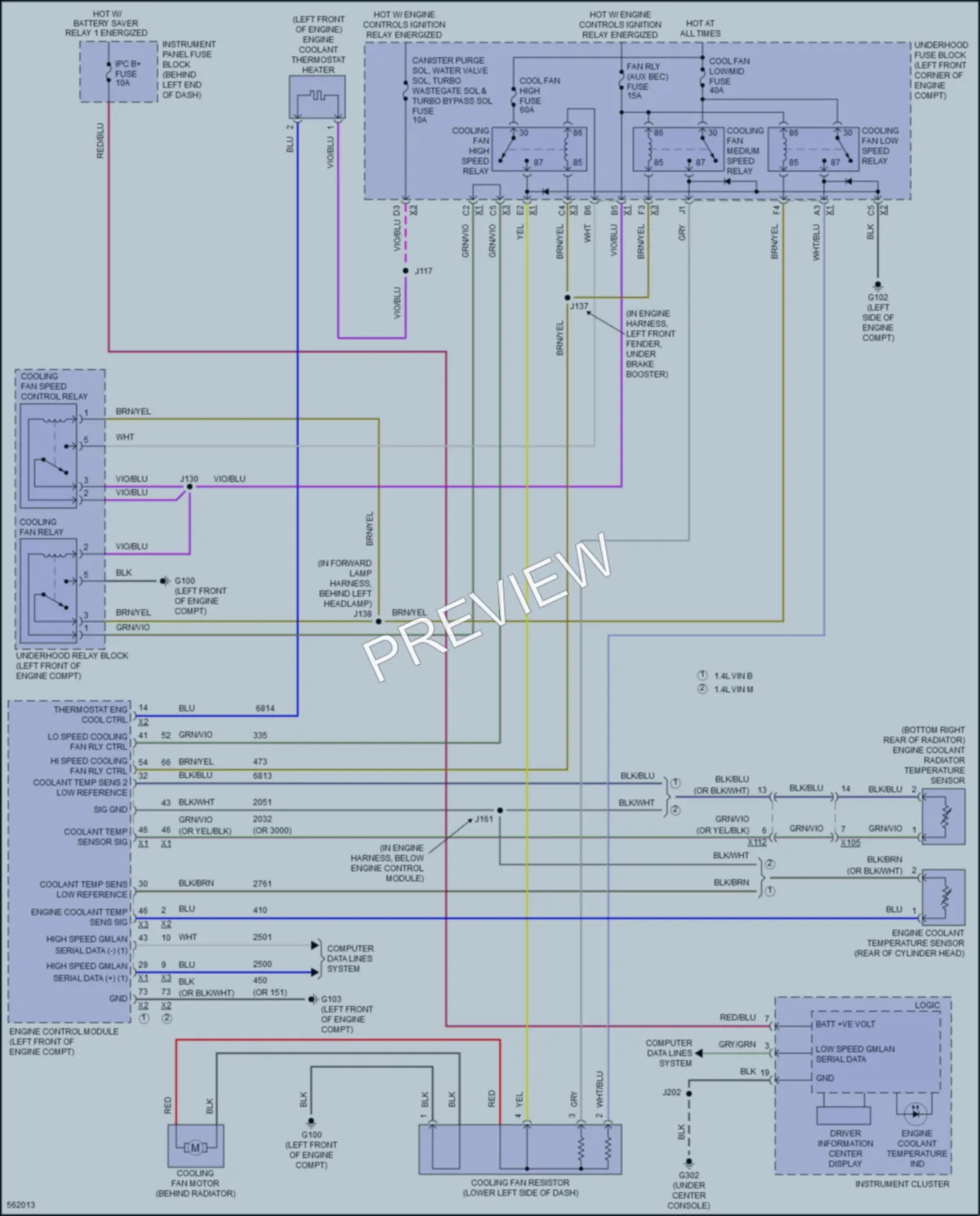 2017 Buick Encore Cooling Fan wiring diagram preview
