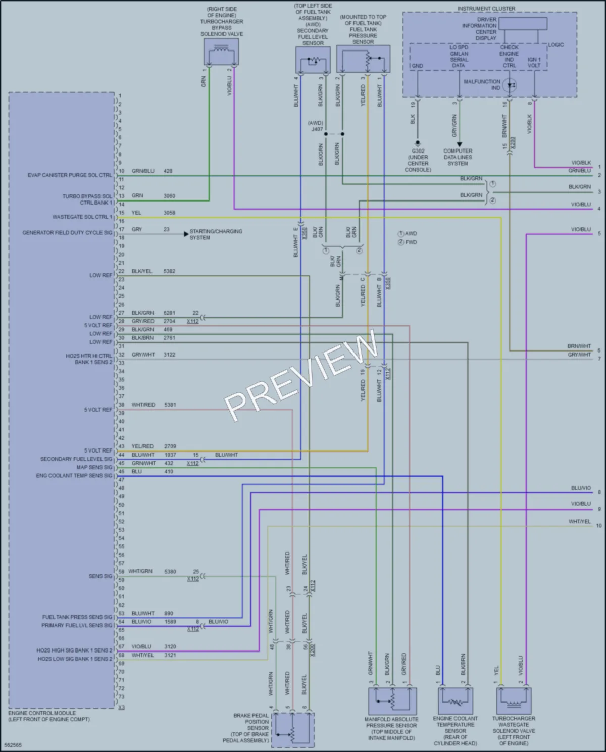 2017 Buick Encore Engine Performance wiring diagram preview