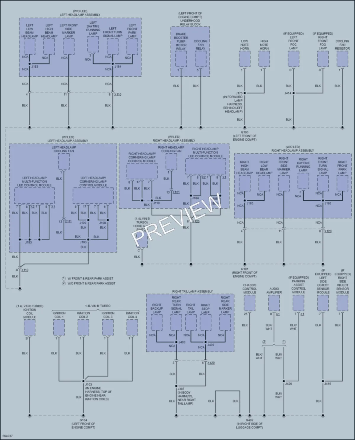 2017 Buick Encore Ground Distribution wiring diagram preview