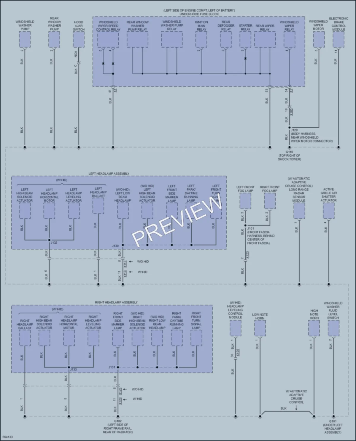 2017 Buick Envision Ground Distribution wiring diagram preview