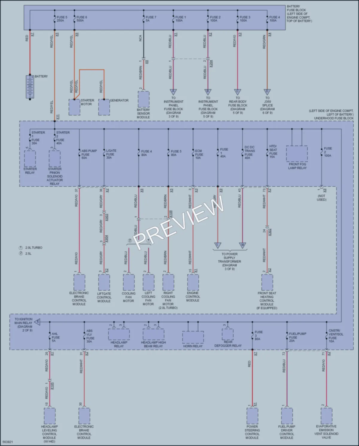 2017 Buick Envision Power Distribution wiring diagram preview