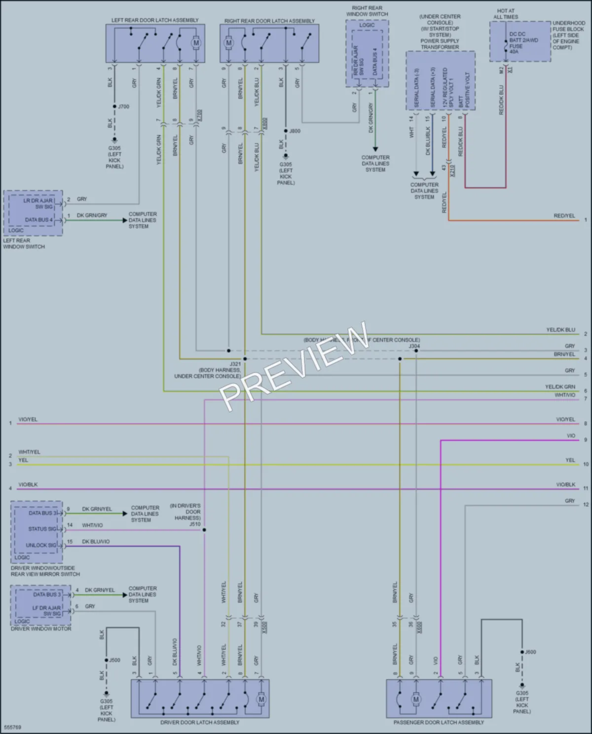 2017 Buick LaCrosse Anti Theft wiring diagram preview