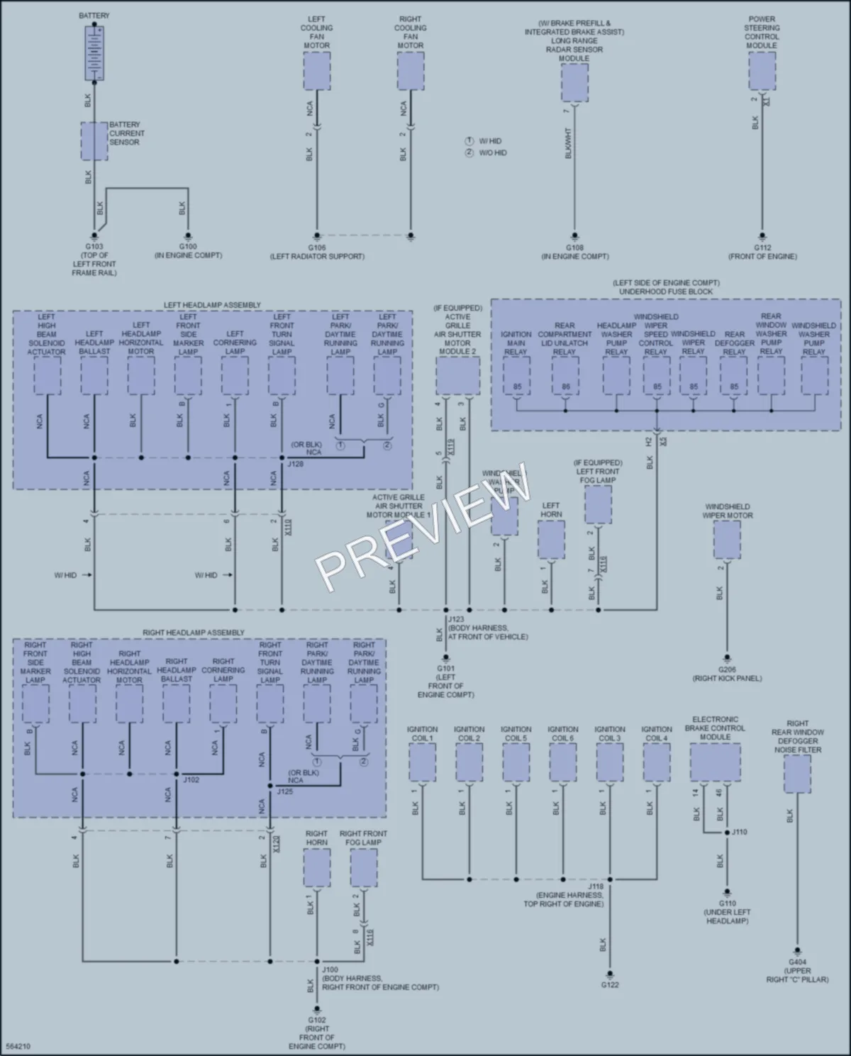 2017 Buick LaCrosse Ground Distribution wiring diagram preview