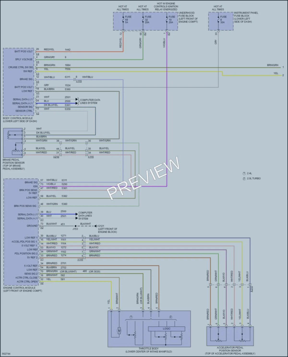 2017 Buick Regal Cruise Control wiring diagram preview