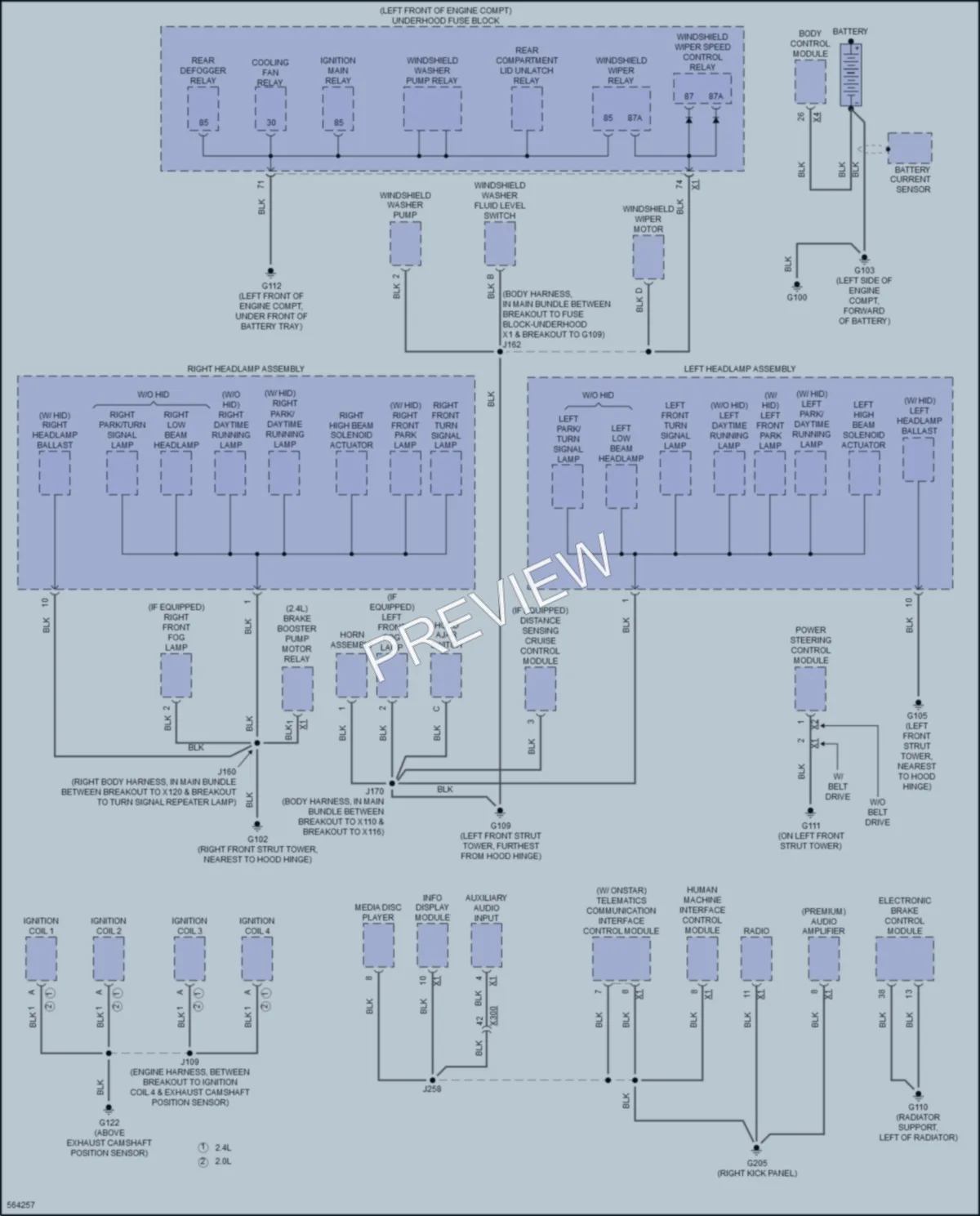 2017 Buick Regal Ground Distribution wiring diagram preview
