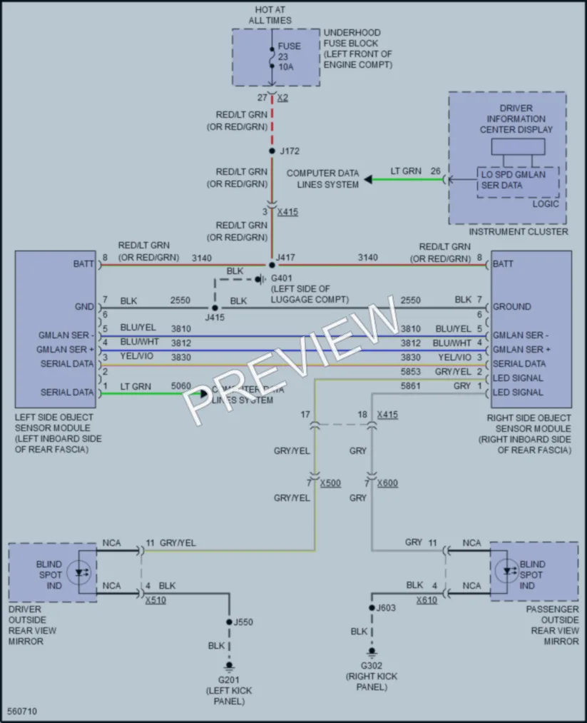 2017 Buick Regal Navigation wiring diagram preview