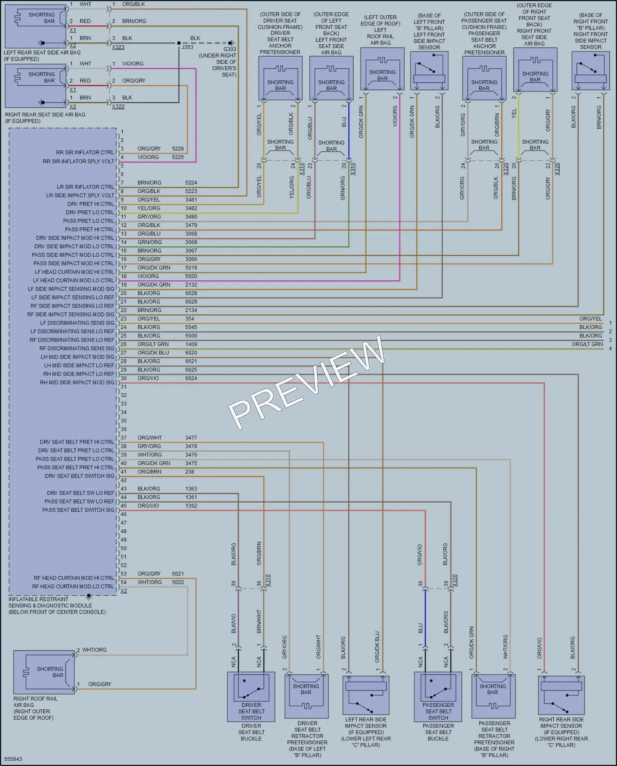 2017 Buick Regal Supplemental Restraints wiring diagram preview