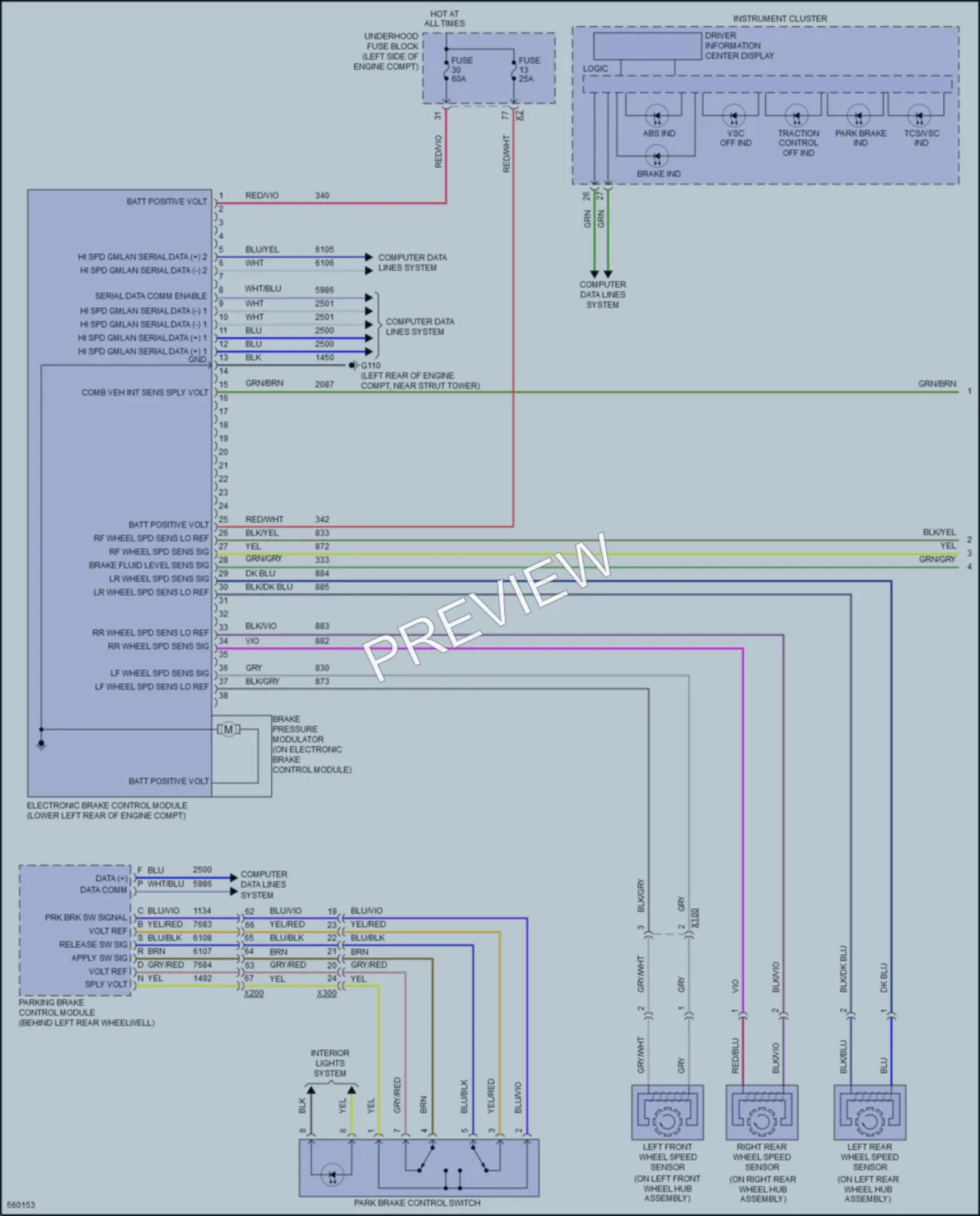 2017 Buick Verano Anti Lock Brakes wiring diagram preview