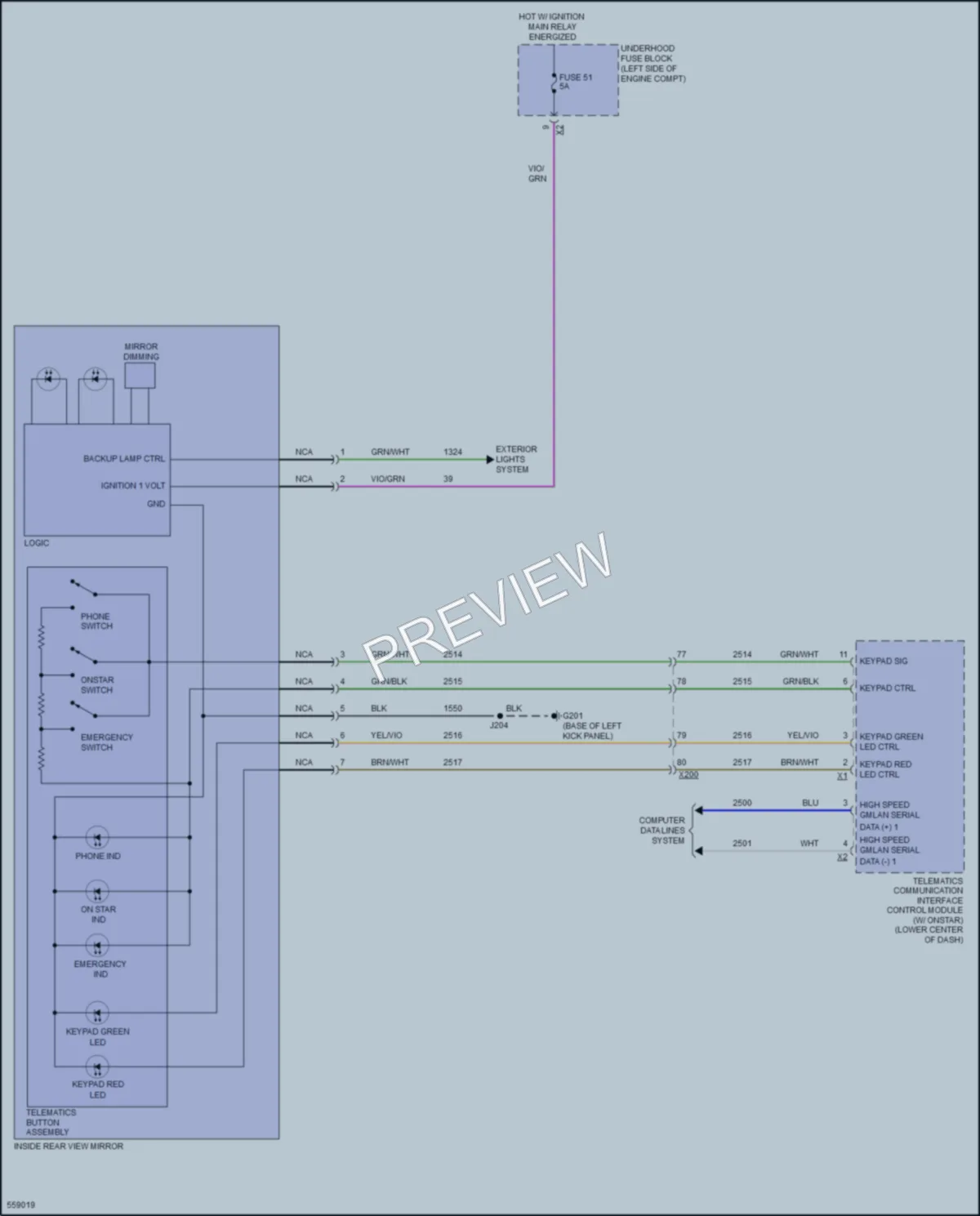 2017 Buick Verano Power Mirrors wiring diagram preview