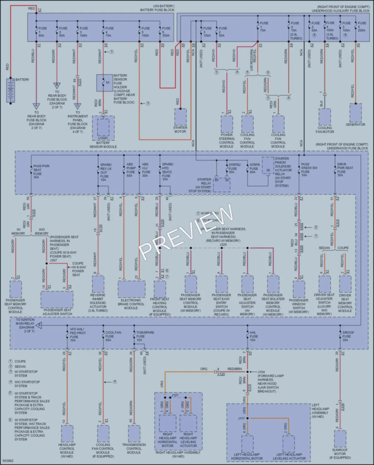 2017 Cadillac ATS Power Distribution wiring diagram preview