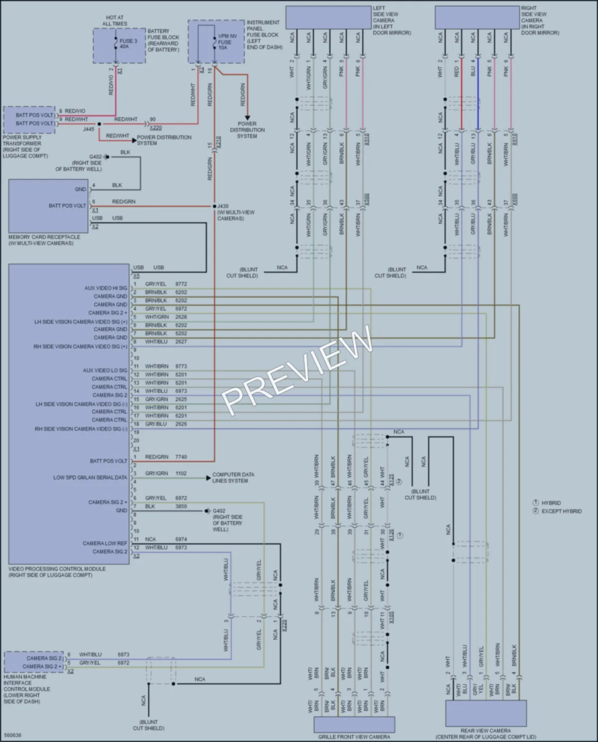 2017 Cadillac CT6 Navigation wiring diagram preview