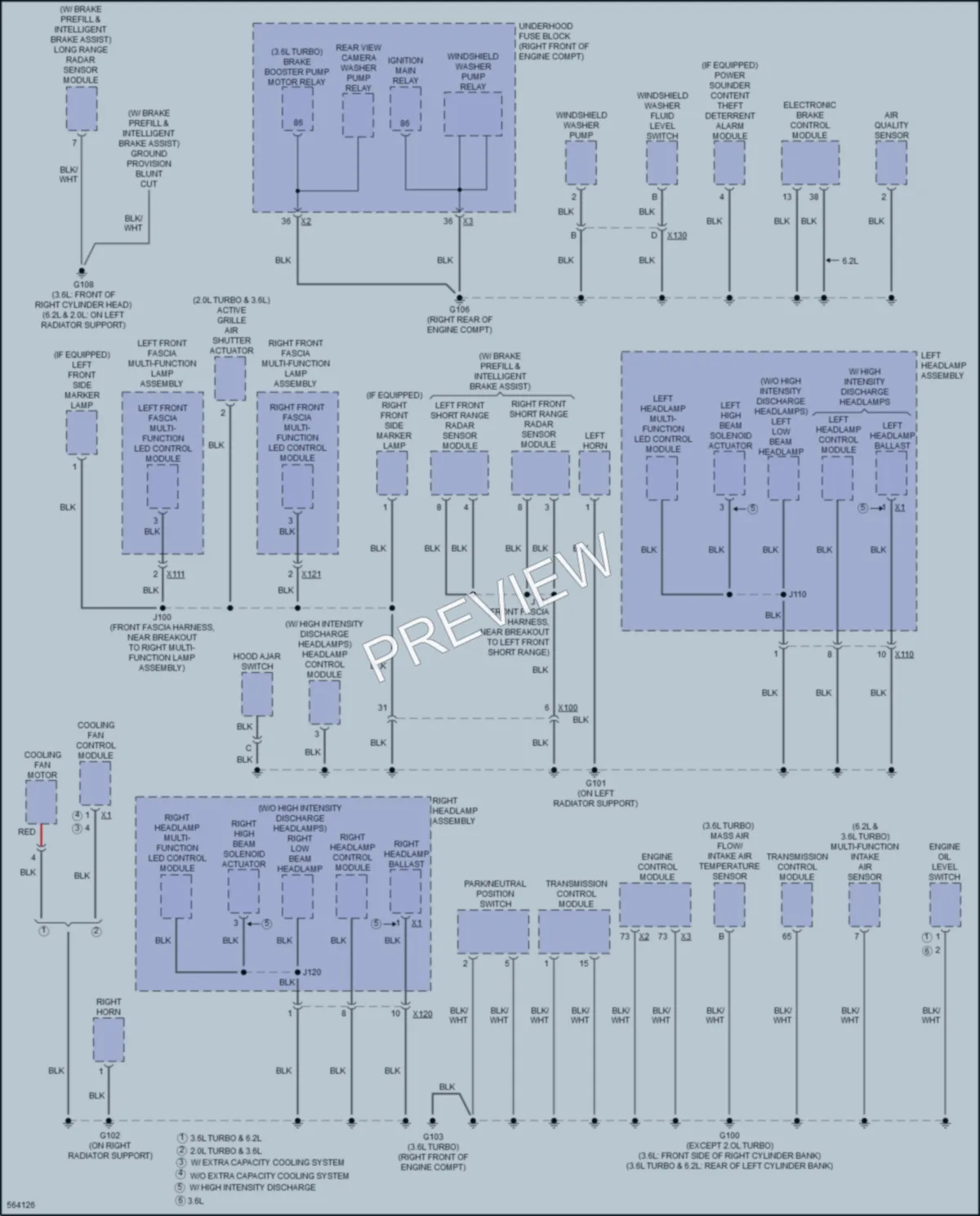 2017 Cadillac CTS Ground Distribution wiring diagram preview