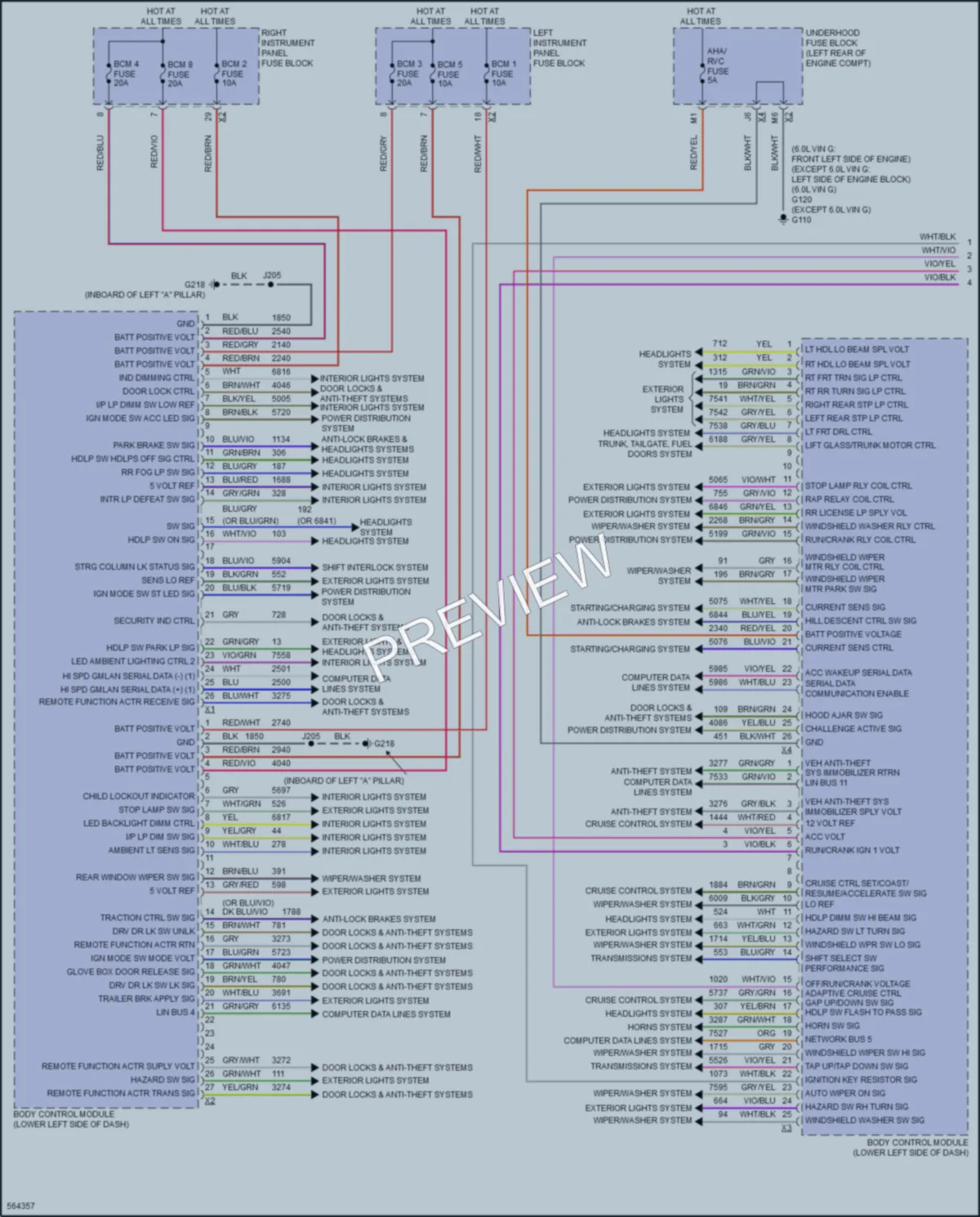 2017 Cadillac EscaladeESV Body Control Modules wiring diagram preview