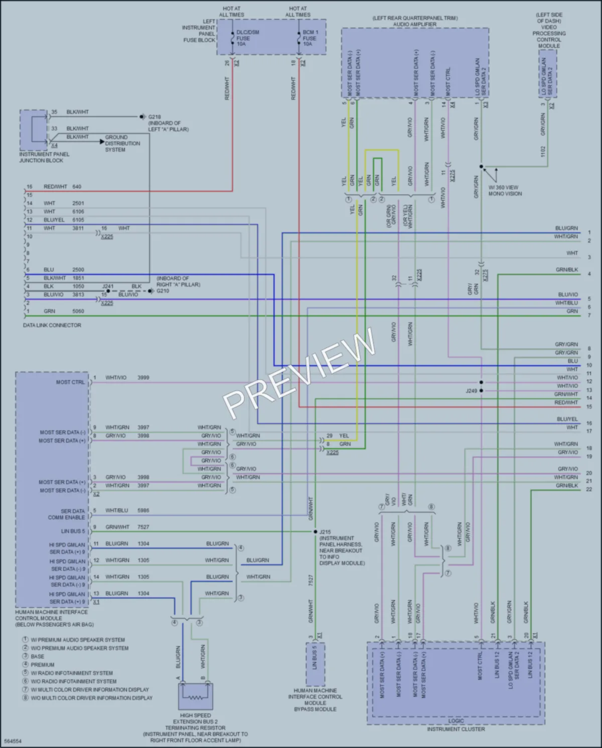 2017 Cadillac EscaladeESV Computer Data Lines wiring diagram preview