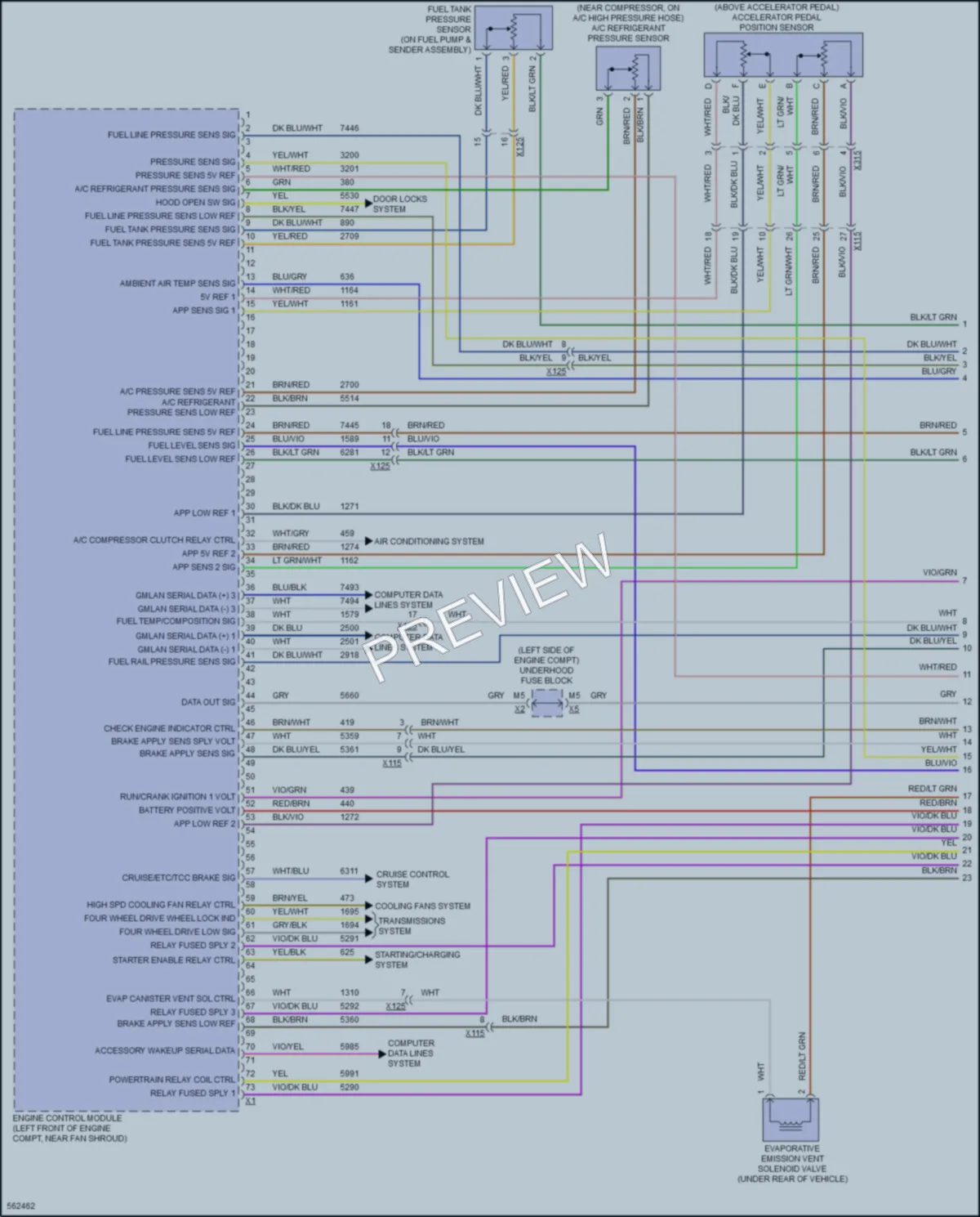 2017 Chevrolet 1500Silverado Engine Performance wiring diagram preview