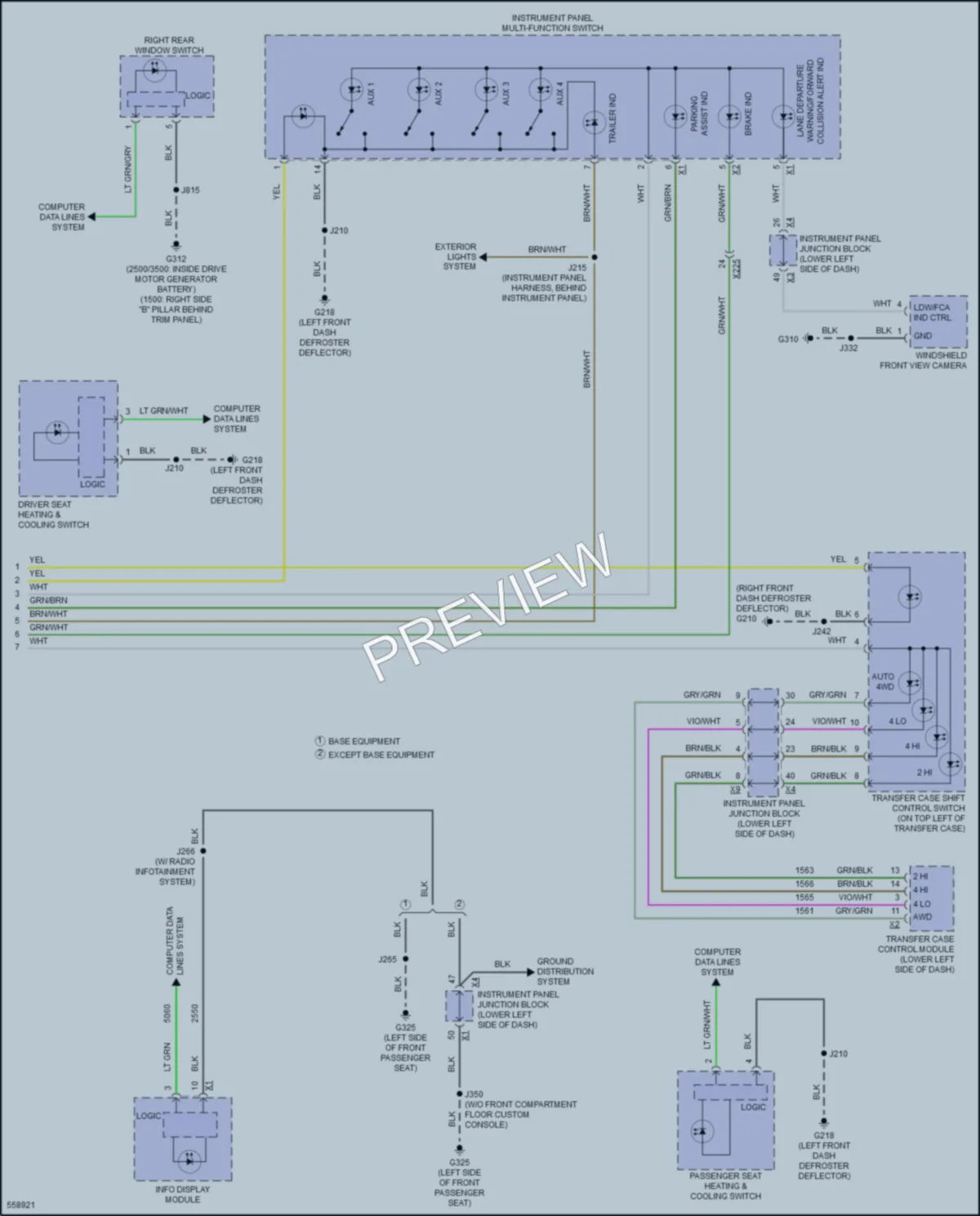 2017 Chevrolet 3500HDSilverado Interior Lights wiring diagram preview