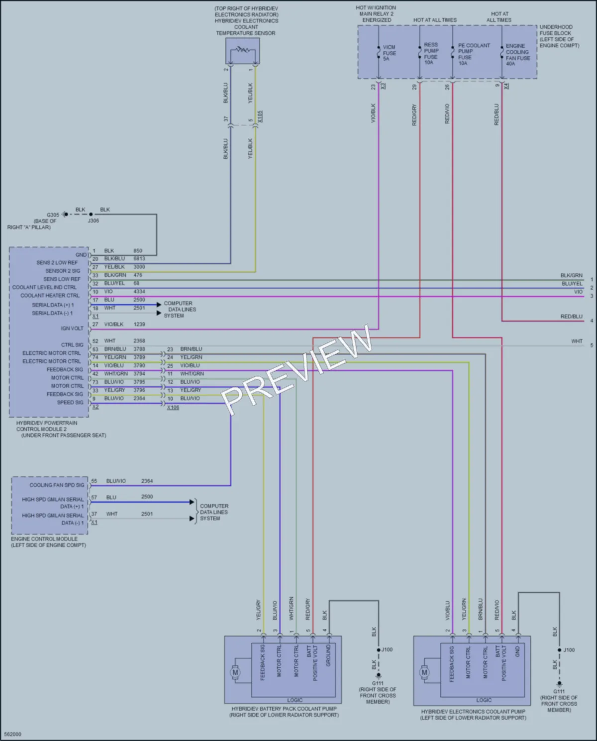 2017 Chevrolet Bolt Cooling Fan wiring diagram preview