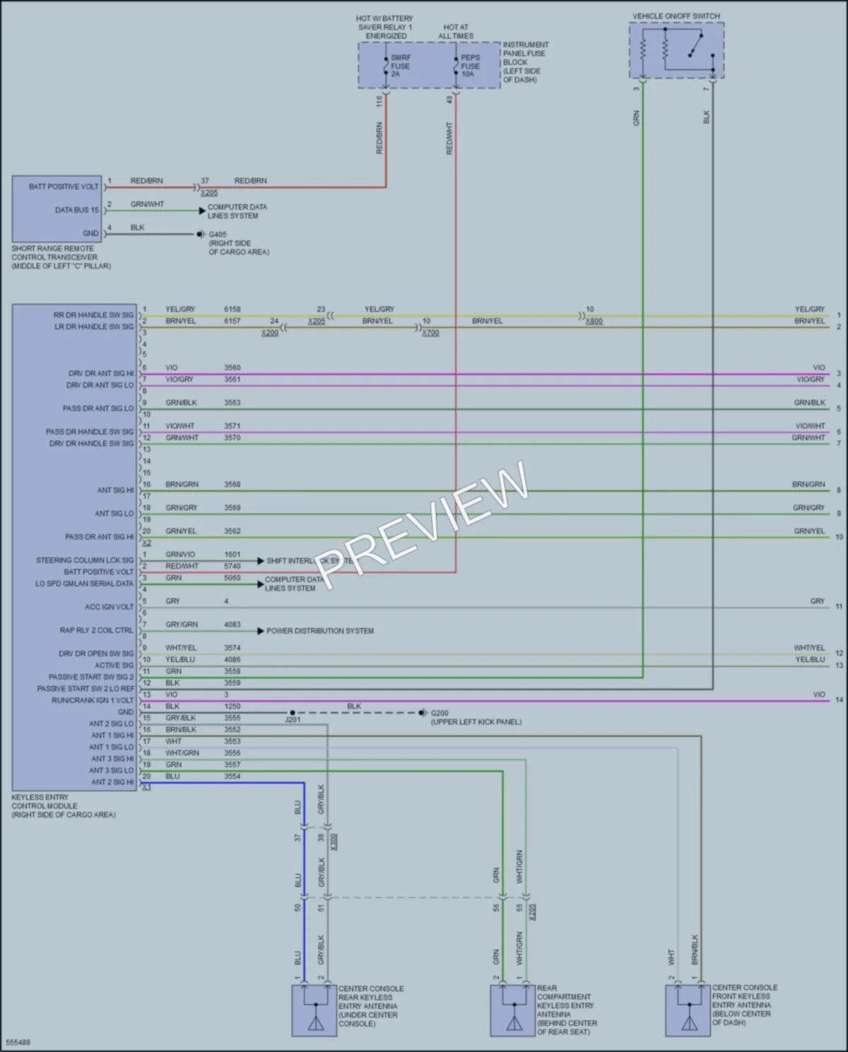 2017 Chevrolet Bolt Power Door Locks wiring diagram preview