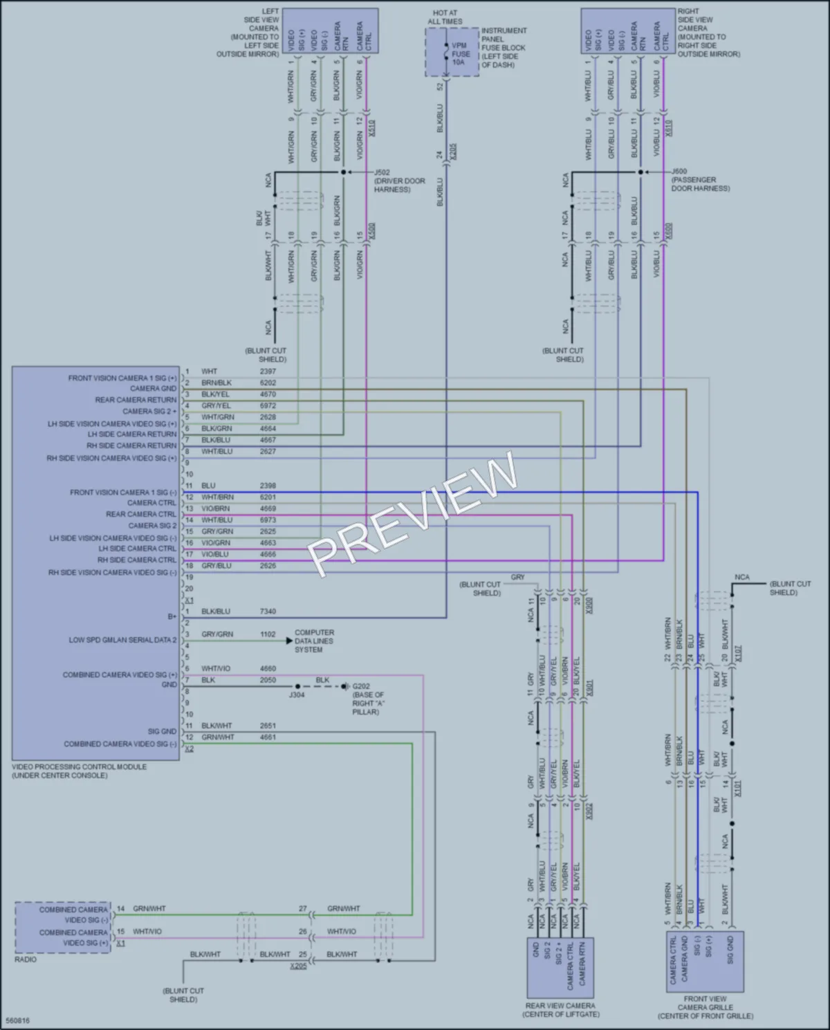 2017 Chevrolet BoltEV Navigation wiring diagram preview