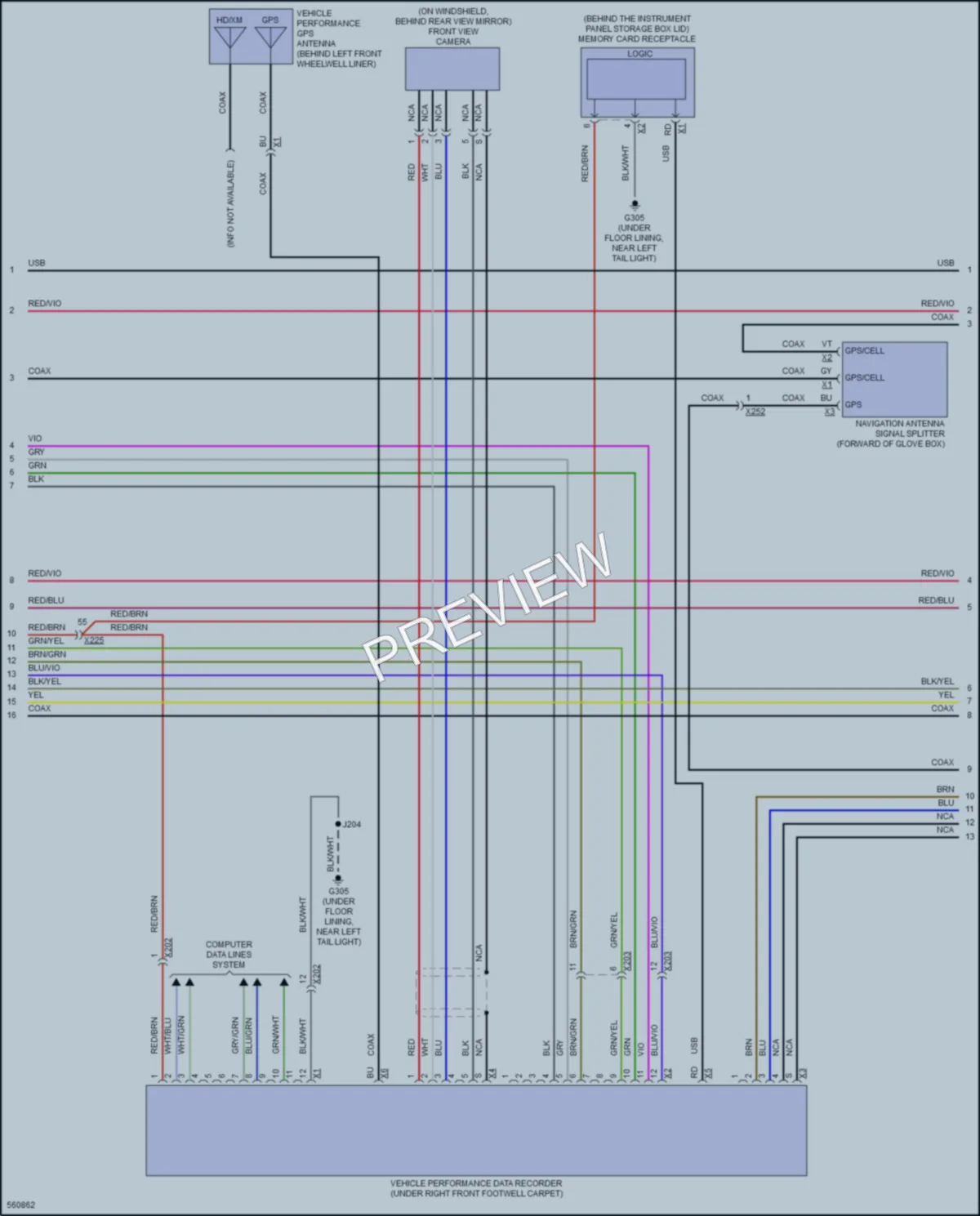2017 Chevrolet Camaro Navigation wiring diagram preview