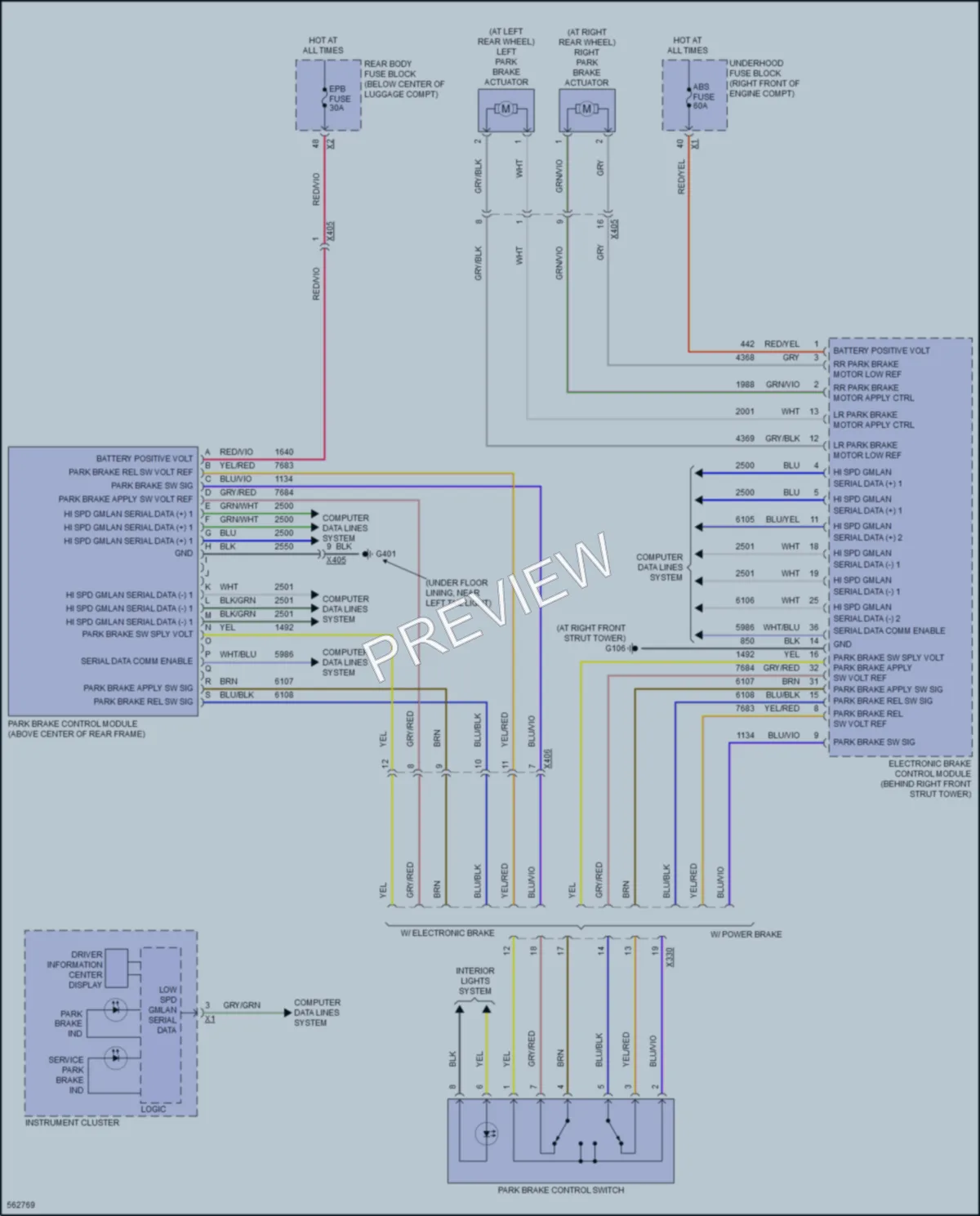 2017 Chevrolet Camaro Shift Interlock wiring diagram preview