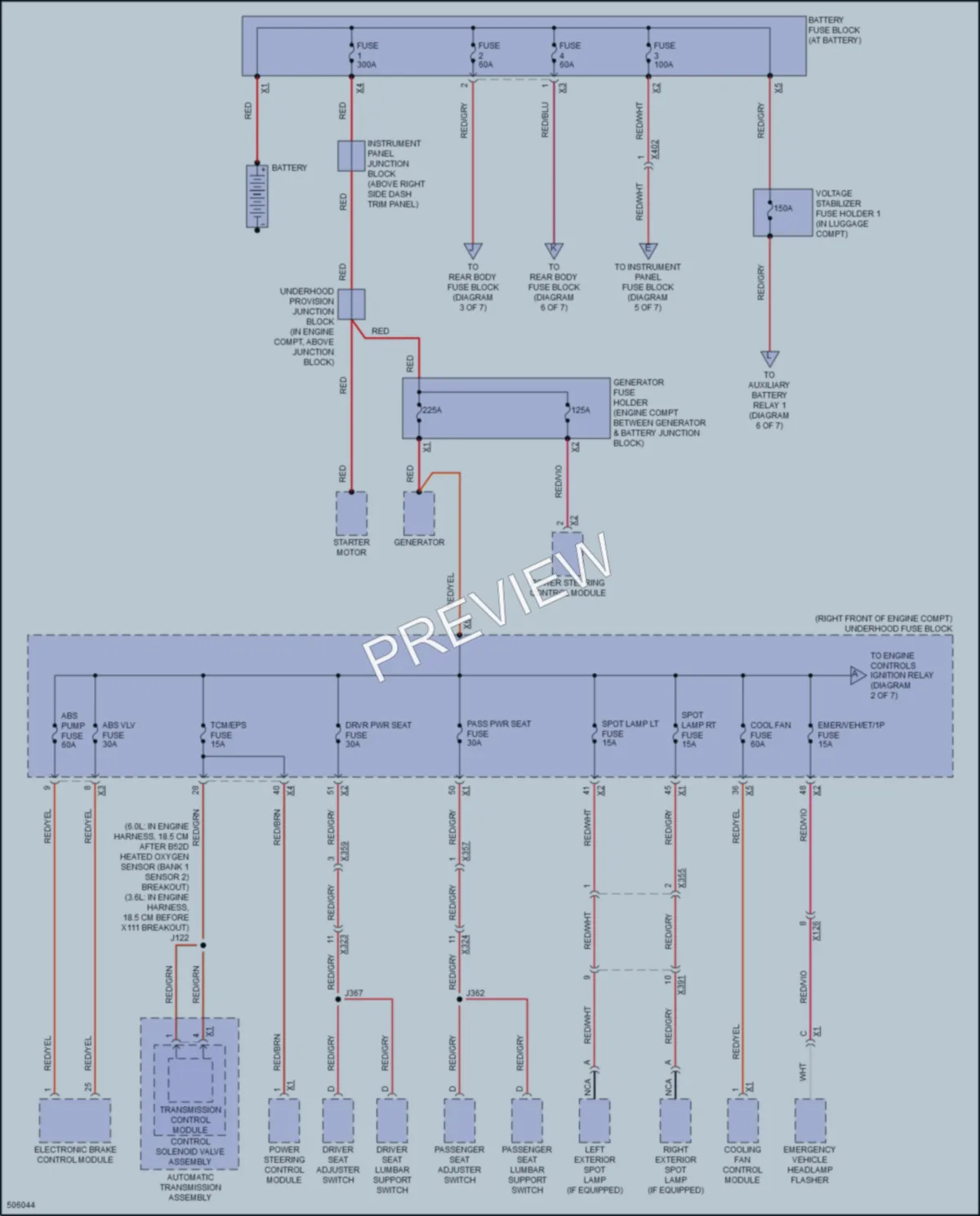 2017 Chevrolet CapricePPV Power Distribution wiring diagram preview