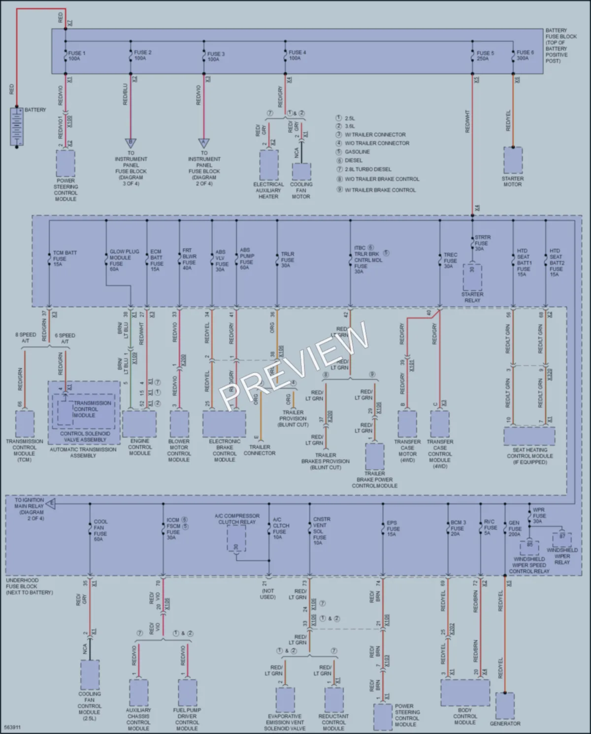 2017 Chevrolet Colorado Power Distribution wiring diagram preview
