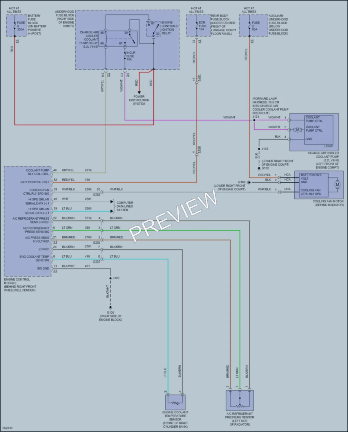 2017 Chevrolet CorvetteGrandSport Cooling Fan wiring diagram preview