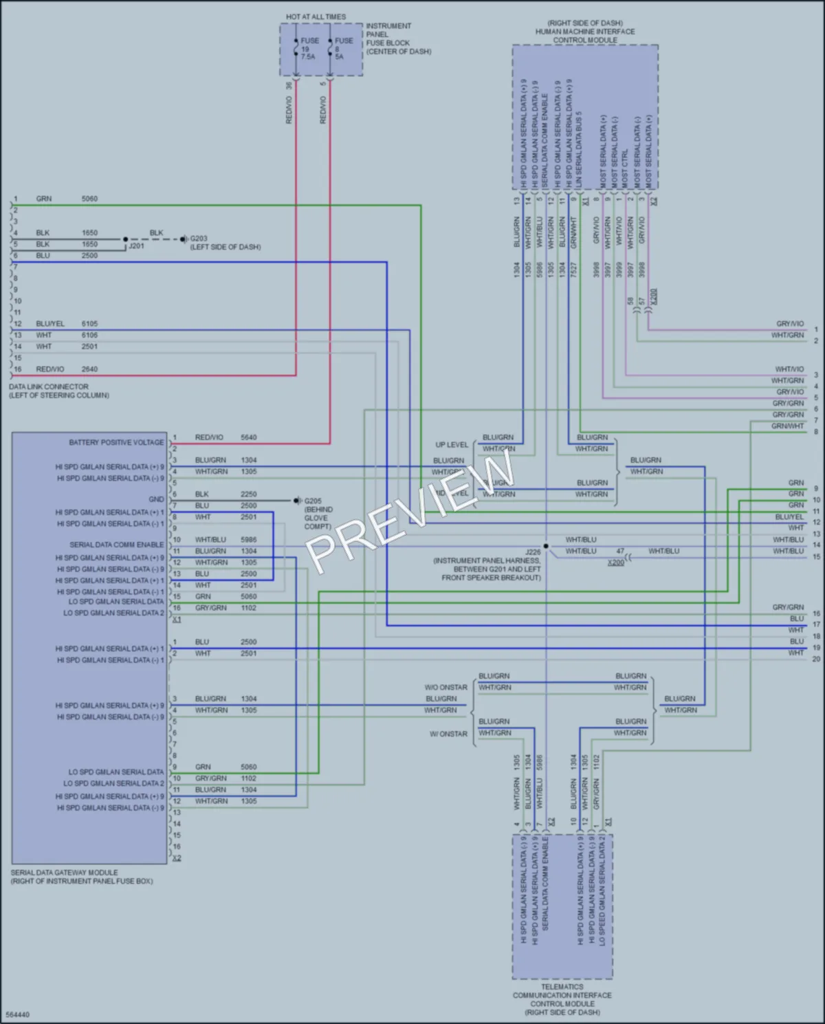 2017 Chevrolet Cruze Computer Data Lines wiring diagram preview