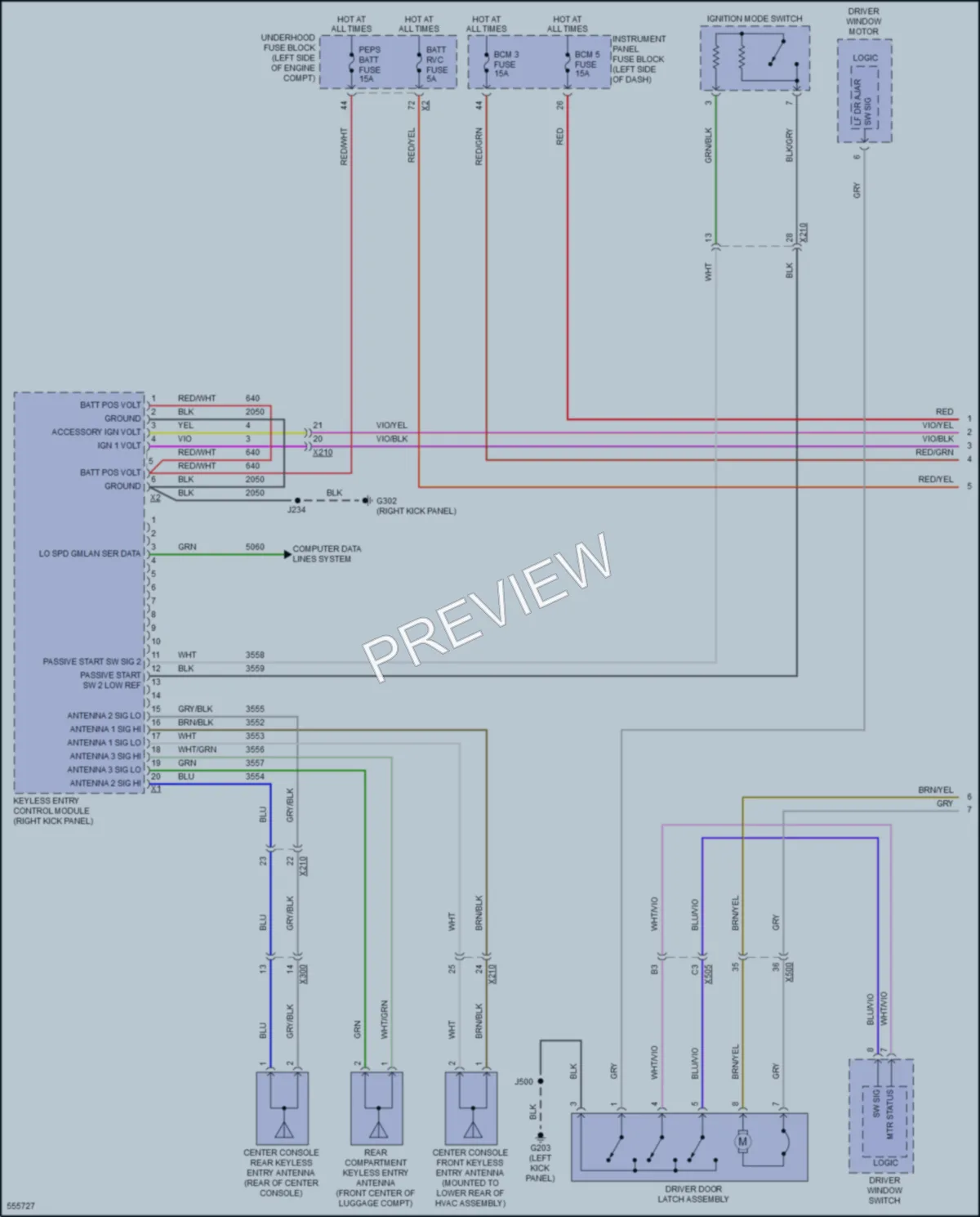 2017 Chevrolet Impala Anti Theft wiring diagram preview