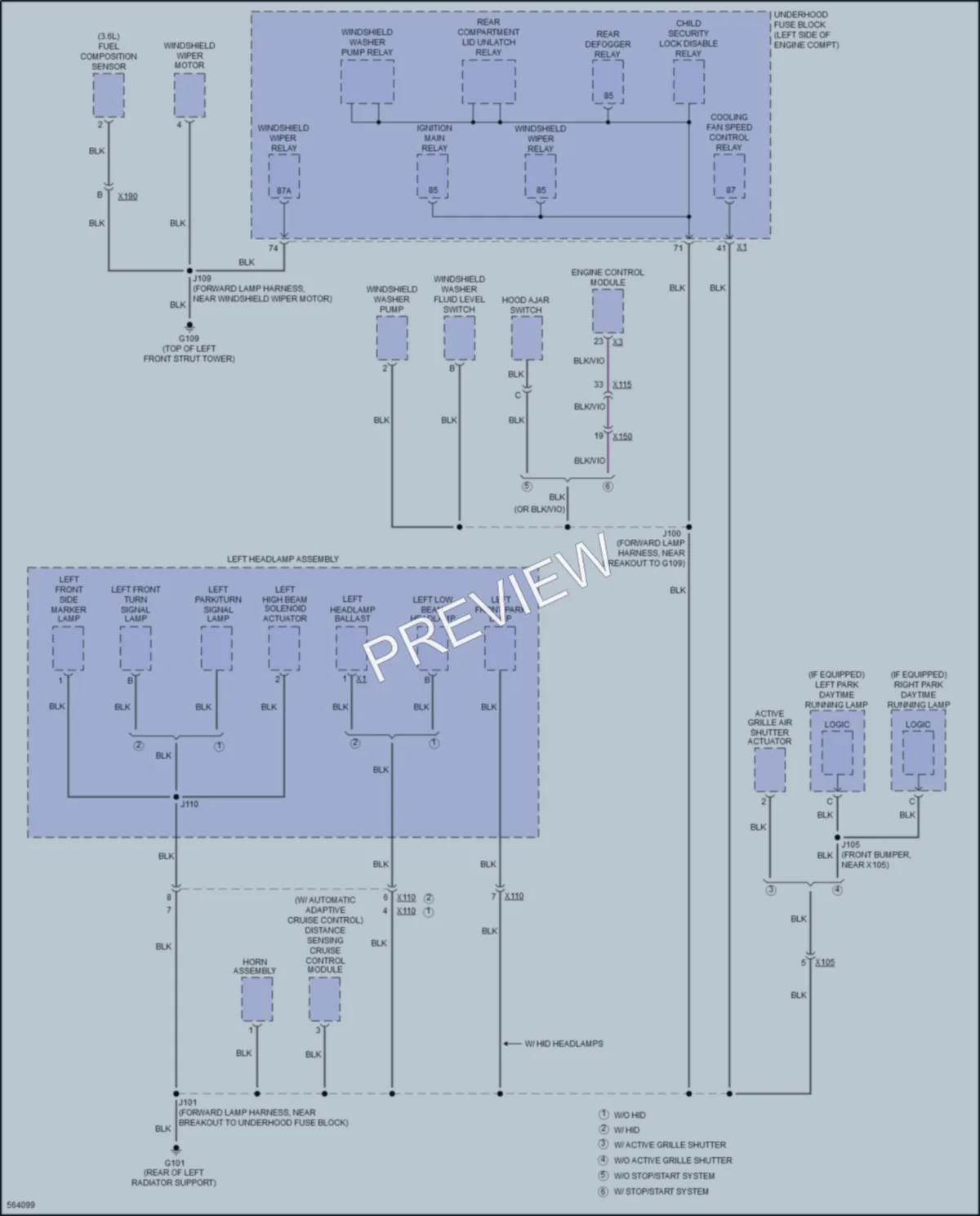 2017 Chevrolet Impala Ground Distribution wiring diagram preview